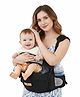 StarAndDaisy 3-in-1 Baby Carrier with Hip Seat, Multi Carry Positions Front & Back, Ergonomic Baby Carrier with Waist Straps, Padded Shoulder Support & Storage Pockets - Navy Blue
