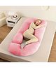 StarAndDaisy Baby Maternity Pillow J Shape for Mothers, Comfortable Body Pillow for Back, Belly, Legs & Hip Support, Pregnancy Pillow-Pink