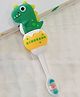 NeonateCare Dinosaur Design Baby Toothbrush I Supersoft Bristles & Section Cup Base Tooth Brush for Kids/Babies - Green Dinosaur Design toothbrush