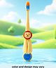 NeonateCare Kids Cartoon Toothbrush,Lion Design, Extra Soft Microfiber Bristles, for Ages 1-6 Years - Blue Lion Brush