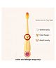 NeonateCare Kids Cartoon Toothbrush,Lion Design, Extra Soft Microfiber Bristles, for Ages 1-6 Years - Red Lion Brush
