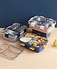 NeonateCare Lunch Box 3 compartment - classic 3 compartment (color and design may vary)