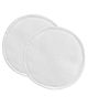 The Cheeky Kidzz Pack of 2 Reusable & Washable Maternity Nursing Soft Cotton Breast Pads for Feeding Mothers (White)