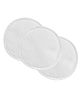 The Cheeky Kidzz Pack of 3 Reusable & Washable Maternity Nursing Soft Cotton Breast Pads for Feeding Mothers (White)