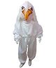 BookMyCostume Dussehra Theme Full Sleeves Jatayu Costume Set With Jumpsuit & Vulture Mask - White