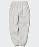 ALAN JONES Cotton Blend Knit Solid Joggers - Melange