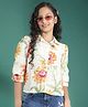 CRIMSOUNE CLUB Viscose Woven Three Fourth Sleeves Floral Printed Shirt - Multi Colour