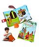 Seraphina My First Ramayan Cloth Book in English Interactive Soft Baby Toy with Textures, Rattle & Zipper | Diwali & Dussehra Themed Toy for Ages 0-2 Years