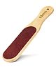 Gleva Dual-Sided Wooden Scrubber & Foot Filler for Cracked Heels, Callus Removal & Smooth Feet Care Tool