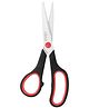 Gleva All-Purpose Stainless Steel Scissors with Comfort Grip & Sharp Blades, Safe Rounded Tip for Craft & Beauty Use