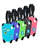 Storite Pack of 5 Luggage Tags, with Silicon Strap Travel Bag Tags for Easily Identification of Bags (Multicolour)
