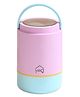 House of Quirk Stainless Steel Insulated Lunch Box - 900ml Three-Layer Portable Bento Box with Lid for Office Workers & Students - Purple