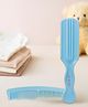 AEREX Baby Comb & Soft Brush Set | Natural Soft Bristles Grooming Hair Care Products for Babies | Infants | Baby Brush Set | Ideal for Baby Grooming Set | Perfect Baby Gift (Blue)