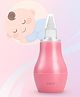 AEREX Mini Baby Baby Nose Cleaner | Silicone Baby Nasal Aspirator | Vacuum Sucker | Instant Relief from Blocked Baby Nose Cleaner (Pink)