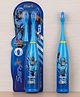 Aerex Electric Toothbrush for Kids Fun & Safe Effective Brushing Baby Junior Electric Vibrating Motion Sonic Toothbrush With Replacement Brush Head (Blue)