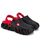 BERSACHE Solid Perforated Slingback Clogs - Red