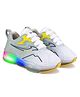 BERSACHE Ombre Designed Lace Up LED Shoes - Grey