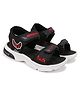 BERSACHE Bird Desinged With Double Velcro Closure Sandals - Black