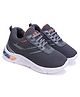 BERSACHE Mesh Detailed Lace Up Sneakers - Grey