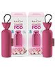 AuraCam Gold Standard Camphor Pod | Camphor Cone (Rose) - Set of 2 - Pod Air freshener For Room, Car, Bathroom, Office & Toilet | Long-Lasting Cone for Home