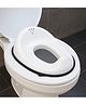 AEREX Portable Baby Potty Toilet Seat Ideal for 6 Months to 5 Year Baby Potty Training Seat for Boys and Girls Potty Fits Round & Oval Toilets, Toddler Oval Western Toilets (Black)