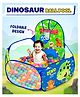 Fiddlerz Dino Ball Pool Play Tent for Kids Large Foldable Pop-Up Indoor Outdoor Ball Pit Fun Activity Playhouse for Boys and Girls (Balls not included)