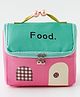 Cute House-Themed Printed Insulated Lunch Bag for Kids - Blue & Pink| Thermal School Tiffin Bag| Lightweight Food Carry Bag with Handles for Boys & Girls