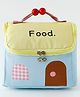 Cute House-Themed Printed Insulated Lunch Bag for Kids - Yellow & Blue| Thermal School Tiffin Bag| Lightweight Food Carry Bag with Handles for Boys & Girls