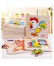 NEGOCIO Animal Toy 3d Wooden Educational Puzzle Toy for Kids- Pack of 1- Color May Vary