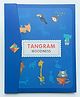 NEGOCIO Travel Wooden Tangram Puzzle - Magnetic Pattern Block Book With Solution- Pack of 1- Color May Vary