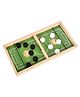 NEGOCIO Children's Fun Two-in-one Football Bouncing and Tetris Two-player Fun Board Game Wooden Toys- Pack of 1- Color May Vary