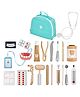 NEGOCIO Dentist Wooden Medical Kit With Stethoscope & Bag & Pretend Teeth Role Play Toys for Kids- Pack of 1- Color May Vary