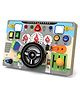 NEGOCIO Steering Wheel Toy Montessori Busy Board for Boys Girls Preschool Activities- Pack of 1- Color May Vary