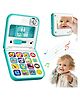 NEGOCIO iPlay, Ilearn Baby Cell Phone Toy 6-12 Month, Toddler Flip Smartphone Pretend Play Mirror Sound, Kids Music Learning Montessori Travel Game, Infant Fun Birthday Gift Pack of 1 - Color May Vary