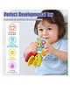 NEGOCIO Educational Toys BPA Free Baby Chew Rattle Teething Device Built-in Light Song Sound Plastic B/o Music Car Key- Pack of 1 - Color May Vary