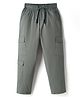 Kookie Kids Cotton Elastane Woven Full Length Cargo Pant - Grey