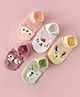 Ziory Cotton Set Of 5 Animal Designed Socks - Multi Colour
