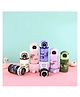SANJARY Temperature Display LED 550ml Smart Cartoon Cute Boy Girl Student Outdoor Portable Stainless Steel Water Bottle Flask  color design may vary