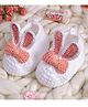 Love Crochet Art Wool Rabbit Detailed Booties - White