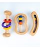 TinkerBox Wooden Rattle (Set of 3)