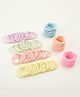 Babyhug Free Size Hair Rubber Bands Pack of 100 - Multicolor