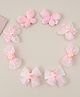 Babyhug Bow, Butterfly and Floral Applique Hair Clips Pack of 8 - Pink