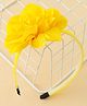 Babyhug Free Size Hair Band With Floral Applique - Yellow
