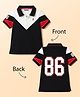 Pine Kids Cotton Knit T-Shirts Polo Neck Half Sleeves Front & Back Graphic Multi Colors 7-8 Years