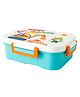 Kids Section Lunch Box 850ml - Blue| BPA Free| Freezer Safe & Leak-Resistant| Multi Compartment School Tiffin Box with Spoon-Cum-Fork for Boys & Girls