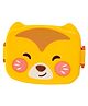 Cute Bear Kids Lunch Box 750 ml|with Spoon & Fork - Yellow Blue| BPA-Free| Freezer-Safe & Leak-Resistant| Tiffin for School & Travel| for School Going Boys & Girls