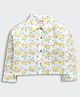 Barbie by Tiny Girl Woven Full Sleeves Brand Logo & Heart Printed Shirt - Yellow