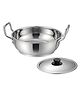 CutTales, 5 Ltr Kadhai, Durable Stainless Steel Sandwich Bottom Kadhai For Biryani And Other Tasty Recipes. Kitchen Daily Essential