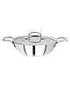 CutTales 2.4  Ltr Kadhai, Durable Stainless Steel Tri Ply  Kadhai For Biryani And Other Tasty Recipes. Kitchen Daily Essential, Pack Of 1
