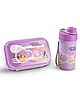 BAYBEE TiffinTote Lunch Box for School Kids Girls, Boys | BPA-Free 1050ml Lunch Box with 500ml Water Bottle with Spoon & Fork | Leak-Proof Tiffin Box with Sipper Bottle for School, Picnic (Purple)